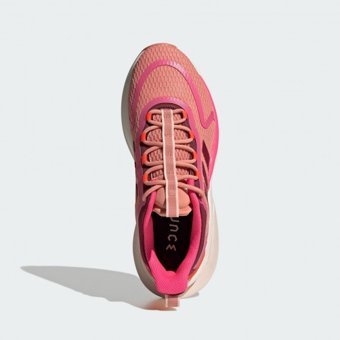Adidas Alphabounce+ IE9756 Ortopedik Bağcıklı Adiwear Kadın Yürüyüş Ayakkabısı Yavruağzı