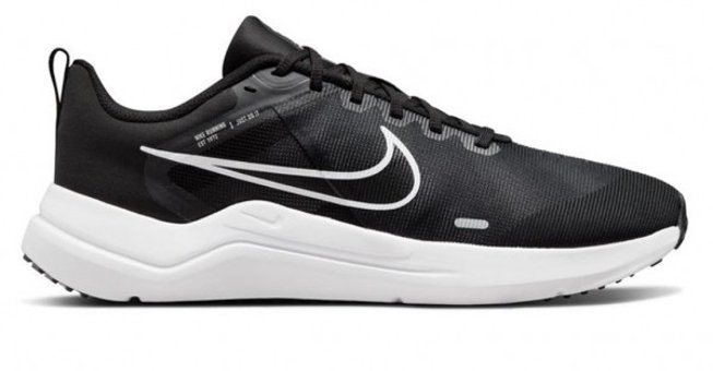 Nike Downshifter 12 DD9293-001 Bağcıklı Erkek Koşu Ayakkabısı Siyah