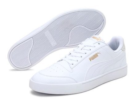 Puma Shuffle 309668-08 Bağcıklı Unisex Günlük Ayakkabı Beyaz