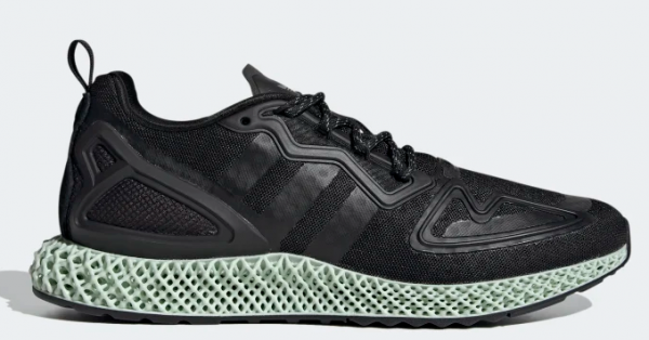 Adidas ZX 2K 4D FV9027 Ortopedik Bağcıklı Erkek Koşu Ayakkabısı Siyah