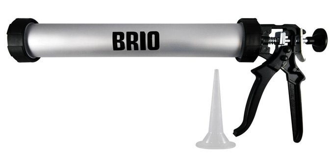 Brio Metal Eco Metal Silikon Tabancası Gri