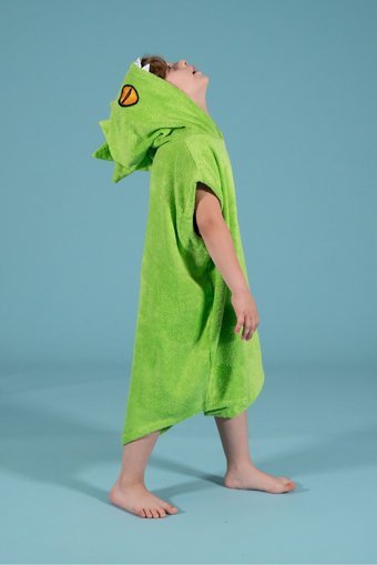 Baokids CROC Giyilebilir Bambu Plaj Havlusu Yeşil