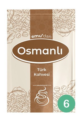 Emu Baharat Osmanlı Türk Kahvesi 150 Gr 6 Adet
