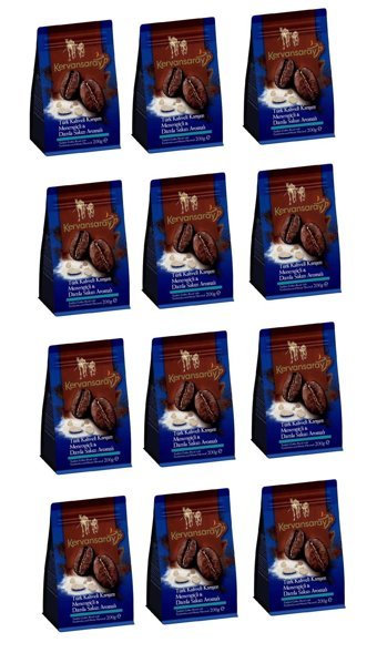 Kervansaray Kahve Kervansaray 7 Karışımlı Damla Sakızlı 200 G X 12 Adet