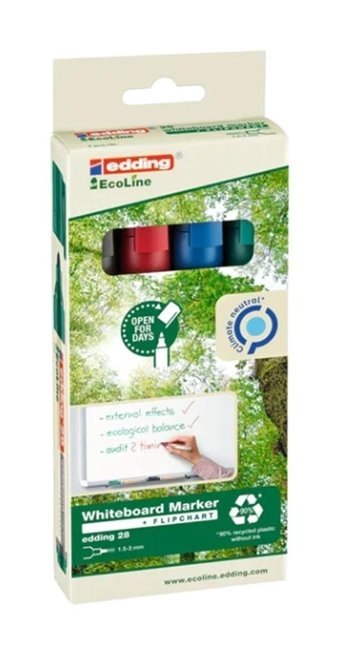 Edding Eco Doldurulabilir Silinebilir Renkli Tahta Kalemi