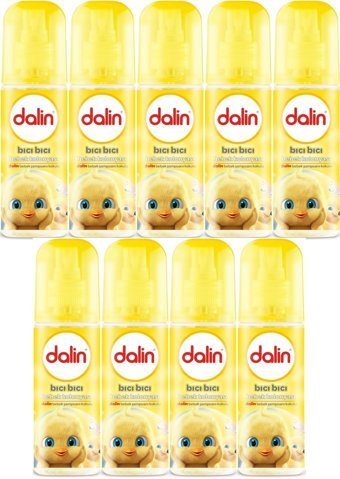 Dalin Bebek Kolonyası 150ml (bıcı Bıcı Kokusu) Klasik 9 Lu Set