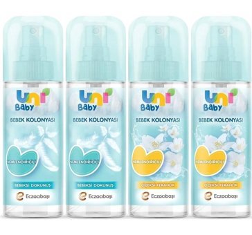 Uni baby bebeksi dokunuş ve çiçeksi feraklık 2 li 150 ml