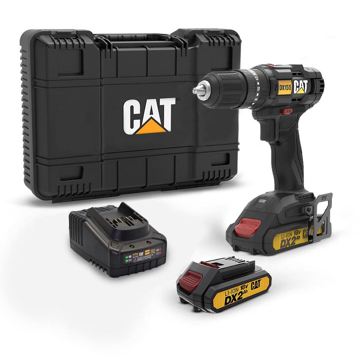 Cat DX155.1 Darbeli Akülü Şarjlı Matkap