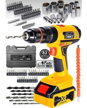 Germany Steel 128 VF 36 W Darbeli Akülü Şarjlı Matkap