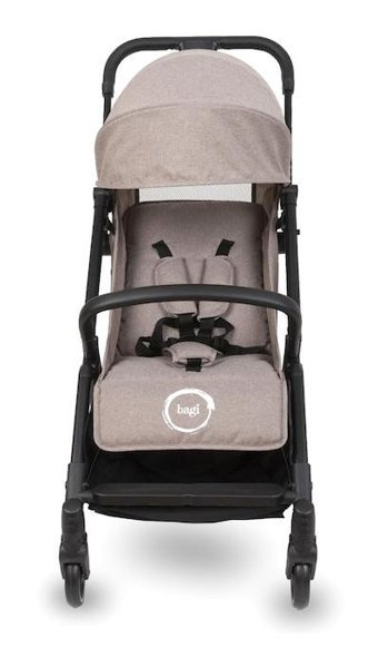 Bagi Gravity Autofold Katlanabilir Tek Elle Kapanan 360 Derece Dönen Tam Yatar Kabin Tipi Puset Bebek Arabası Bej