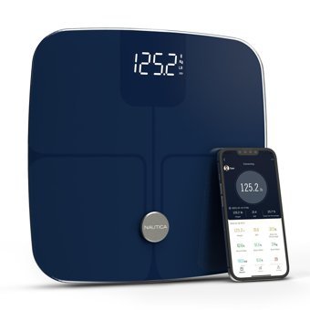 Nautica Gradient Colnlectio Plus Yağ Ölçer Vücut Analizi Yapan Bluetoothlu Kas Ölçen Cam Dijital Akıllı Tartı