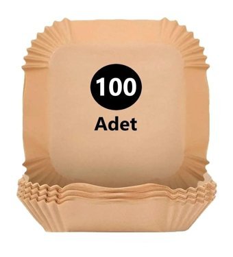 La Clem Kare Tabak Airfryer Pişirme Kağıdı 100 Adet