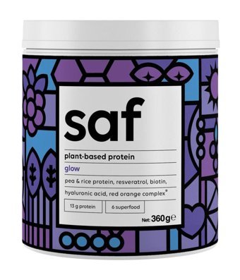 Saf Nutrition Glow Mix Aromalı Vegan Bitkisel Protein Protein Tozu 360 gr