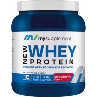 Mysupplement Çilekli Whey Protein Protein Tozu 414 gr