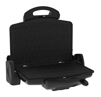 Aryıldız Contact Grill 4 Dilim Alüminyum Çıkartılabilir Plaka Çift Taraflı Siyah Izgaralı Tost Makinesi