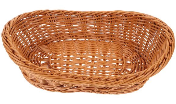 Cabilock Oval Rattan Sepet Dokuma Ekmek Sepeti El Dokuma Yemek Servis Sepeti Hasır Rustik Meyve Kasesi Çiftlik Evi Şekerler Için Saklama Kabı Aperatif Işık