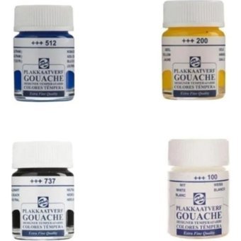 Talens Çok Renkli 4x64 ml Guaj Boya Seti