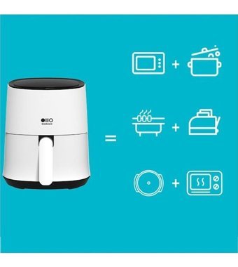 Xiaomi Silencare Airfryer 3 lt Tek Hazneli Led Ekranlı Yağsız Sıcak Hava Fritözü Beyaz