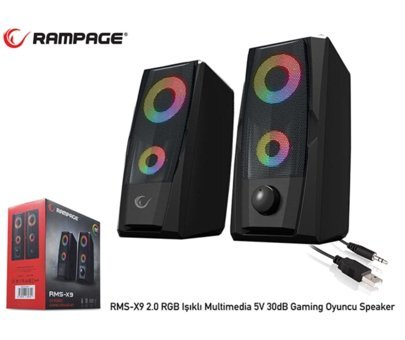 Rampage RGB Kablolu Bilgisayar Hoparlörü
