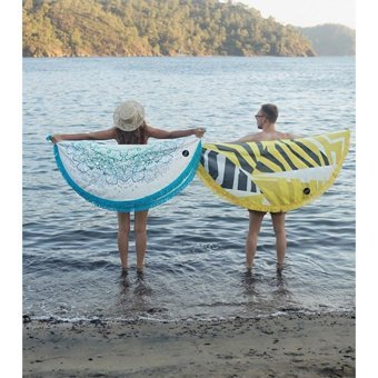 Towdoo Waves Pamuklu Plaj Havlusu Çok Renkli
