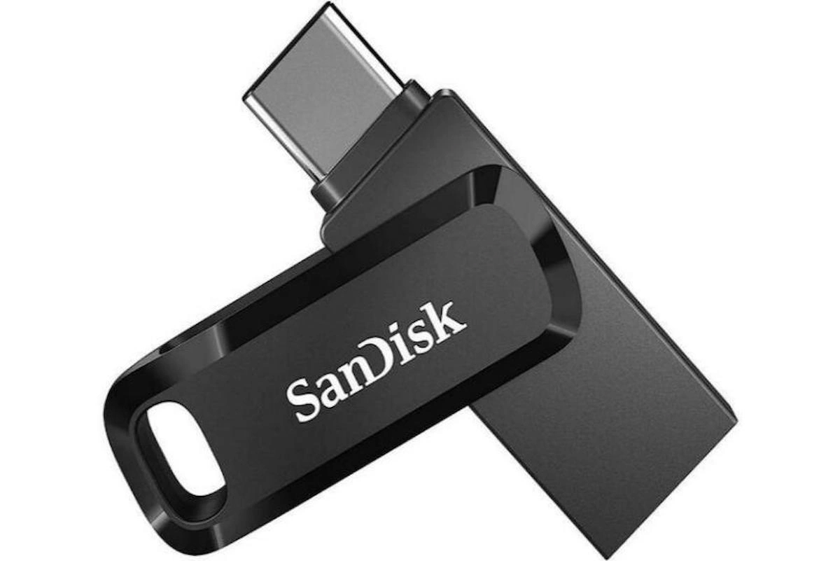 Sandisk Ultra Dual Drive Go USB 3.2 USB Type C 1 TB Flash Belek Siyah
