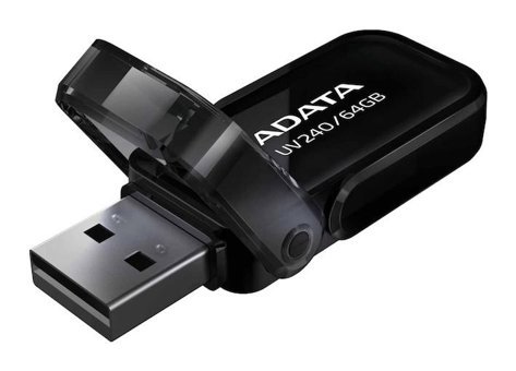 Adata AUV240 32G USB 2.0 Micro USB 32 GB Flash Belek Siyah