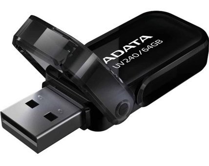 Adata AUV240 32G USB 2.0 Micro USB 32 GB Flash Belek Siyah
