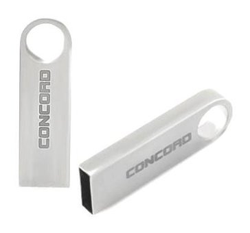 Concord C U16 USB 2.0 USB Type A 16 GB Flash Belek Gümüş