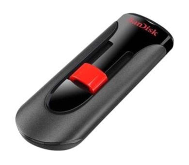 Sandisk Cruzer Glide USB 2.0 USB Type A 64 GB Flash Belek Siyah