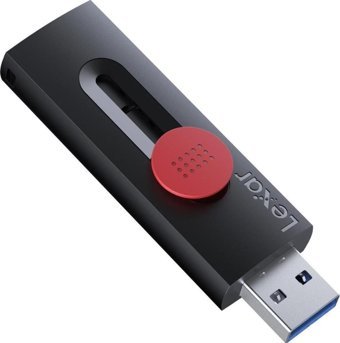 Lexar D300 USB 3.2 USB Type A 64 GB Flash Belek Siyah