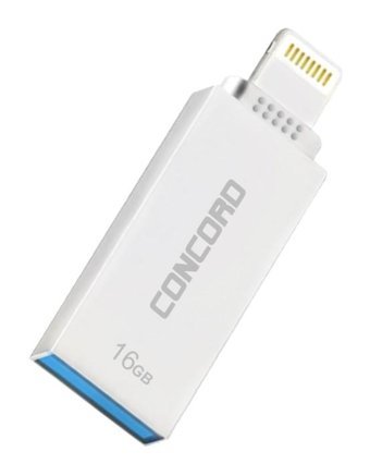 Concord C otgl16 USB 3.0 Lighthing USB Type A 16 GB Flash Belek Gri