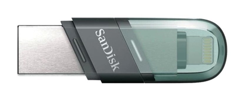 Sandisk IxPand Mini Mini Çift Taraflı USB 3.1 Lighthing USB Type A 64 GB Flash Belek Gri