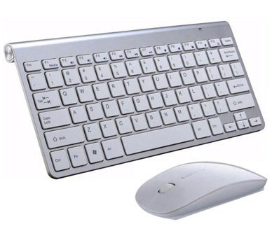Microcase AL2770 Sessiz Ergonomik Gümüş Kablosuz Klavye Mouse Seti