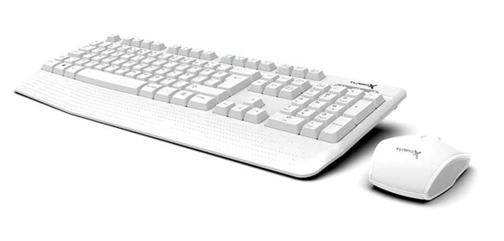Turbox Workeys Sessiz Beyaz Kablosuz Klavye Mouse Seti