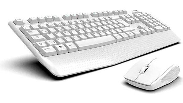 Turbox Workeys Sessiz Beyaz Kablosuz Klavye Mouse Seti
