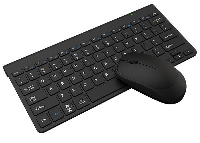 Everest KB BT72 Sessiz Siyah Kablosuz Klavye Mouse Seti