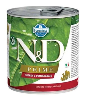 N&D Prime Narlı-Tavuklu Yetişkin Köpek Maması 6 x 285 gr 6'lı