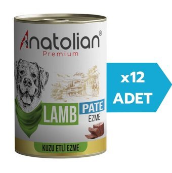 Anatolian Premium Kuzulu Ezme Yetişkin Köpek Maması 12 x 400 gr 12'li