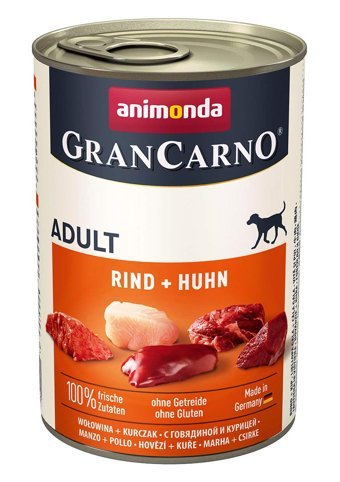 Animonda Grand Carno Tavuklu Parça Etli Yetişkin Köpek Maması 6 x 400 gr 6'lı
