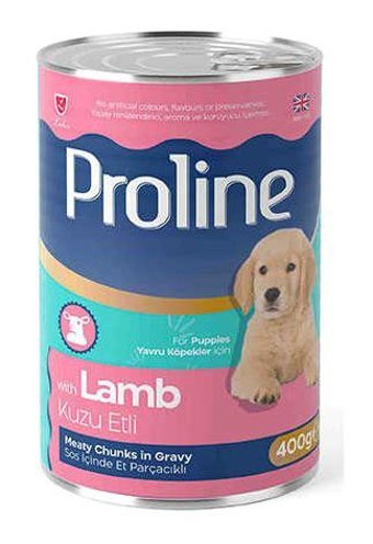 Proline Kuzu Etli Parça Etli-Soslu Yavru Köpek Maması 24 x 400 gr 24'lü