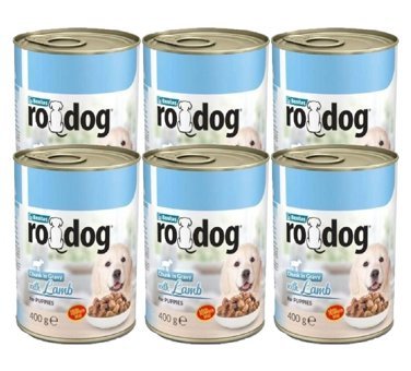 Ro Dog Kuzu Etli Parça Etli Yavru Köpek Maması 6 x 400 gr 6'lı
