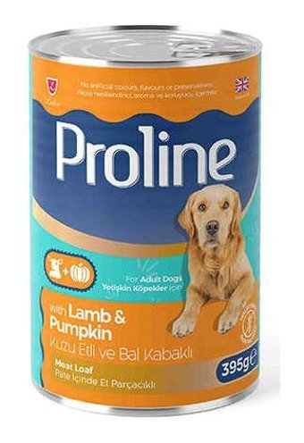 Proline Bal Kabaklı-Kuzu Et Parçacıklı Yetişkin Köpek Maması 395 gr Tekli