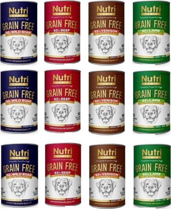 Nutri Canin Karışık Etli Kıyılmış Yetişkin Köpek Maması 12 x 400 gr 12'li