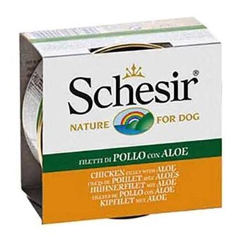 Schesir Aloe Vera - Tavuklu Jöleli Yetişkin Köpek Maması 6 x 150 gr 6'lı
