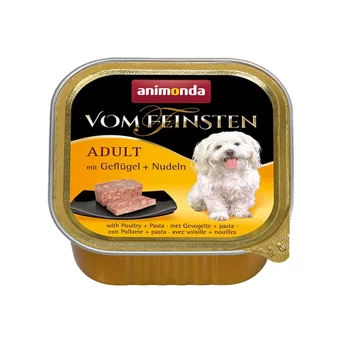 Animonda Vom Feinsten Kümes Hayvanı - Makarna Yetişkin Köpek Maması 150 gr Tekli
