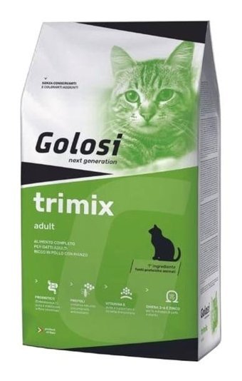 Golosi Tri Mix Karışık Tahıllı Yetişkin Kedi Maması 20 kg