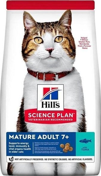 Hill's Tuna Balıklı Tahıllı Yaşlı Kedi Maması 1.5 kg