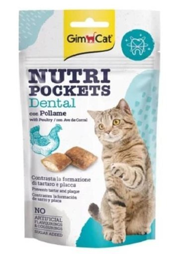 Gimcat Nutri Pockets Tavuklu Tahıllı Yetişkin Kedi Maması 60 gr