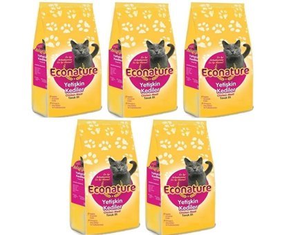 Econature Tavuklu Tahıllı Yetişkin Kedi Maması 5x1 kg