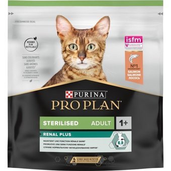 Pro Plan Renal Plus Somonlu Kısırlaştırılmış Tahıllı Yetişkin Kedi Maması 3x400 gr
